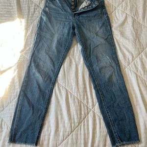 Lucky Brand ripped Bridgette skinny jeans